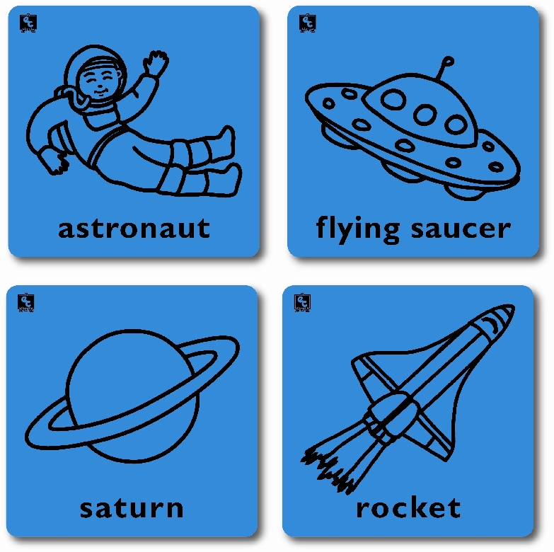 Kinder Rubs Set of 4 SPACE EXPLORER